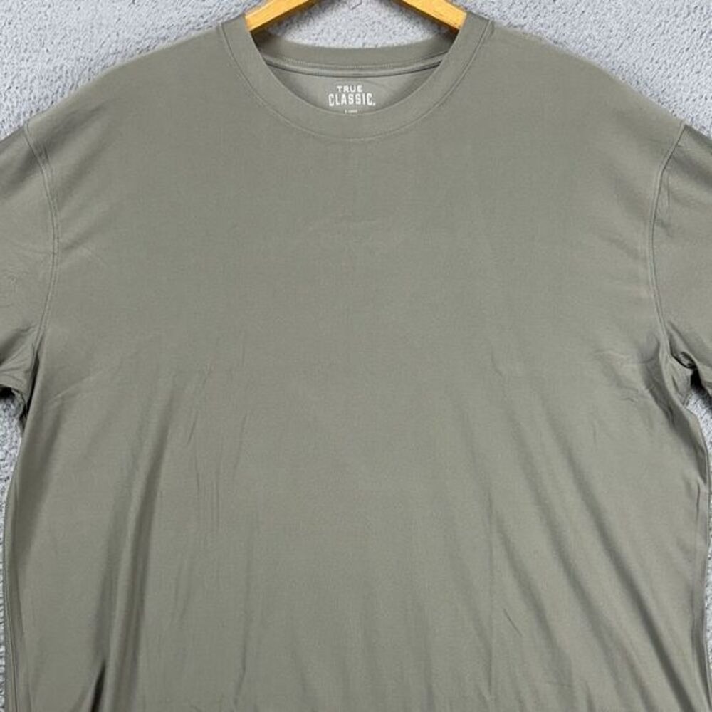 True Classic T-Shirt Adult 2XL Grey Athletic Stretch Short Sleeve Tee Mens NEW